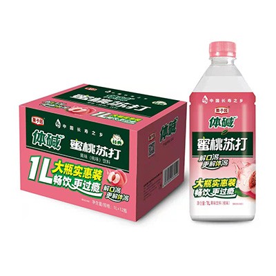 体碱蜜桃苏吊水1L